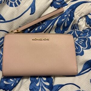 Michael Kors Blush Pink Wristlet